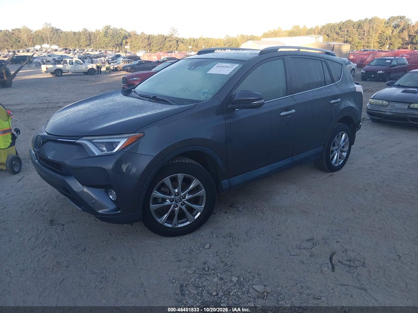 2018 Toyota Rav4 Limited, Удар сзади, IAAI, VIN 2T3YFREV3JW476167 — фото 2