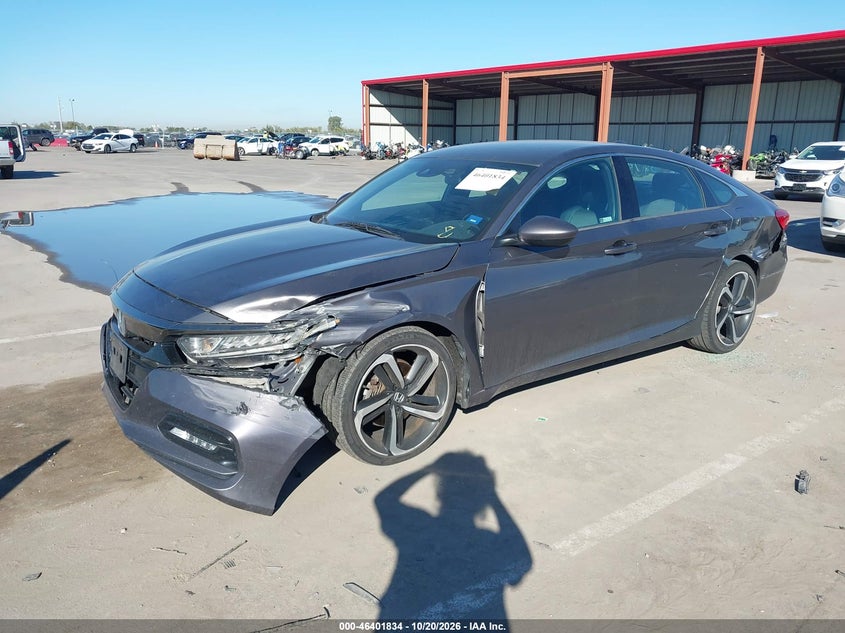 2018 Honda Accord Sport, Неизвестно, IAAI, VIN 1HGCV1F30JA206258 — фото 2