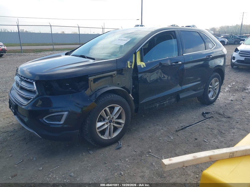 2017 Ford Edge Sel, Front End, IAAI, VIN 2FMPK4J96HBC42147 — photo 2