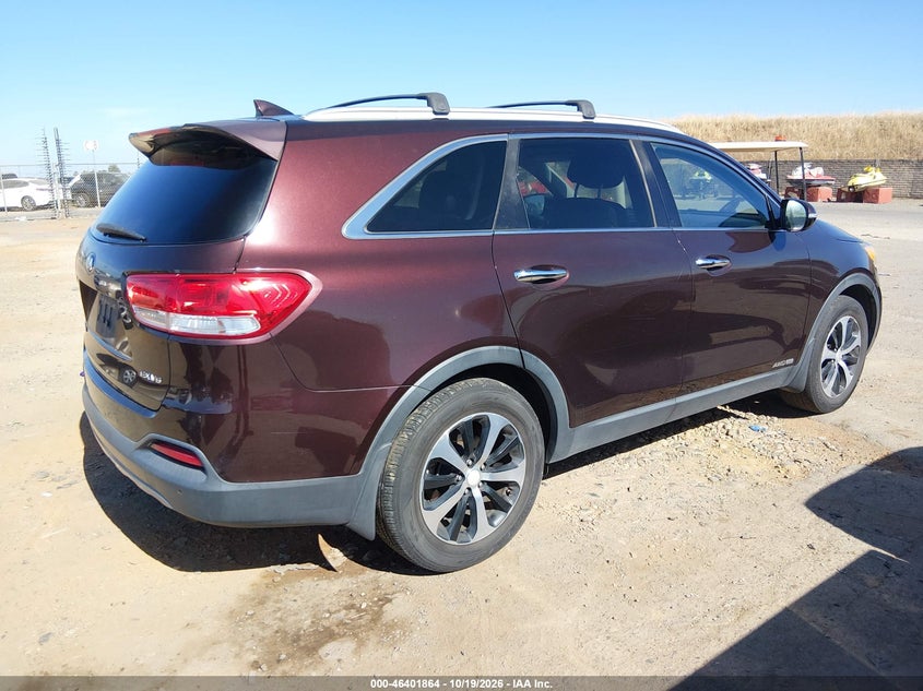Vin: 5xyphda58gg029744, lot: 46902222, kia sorento 3.3l ex 20164