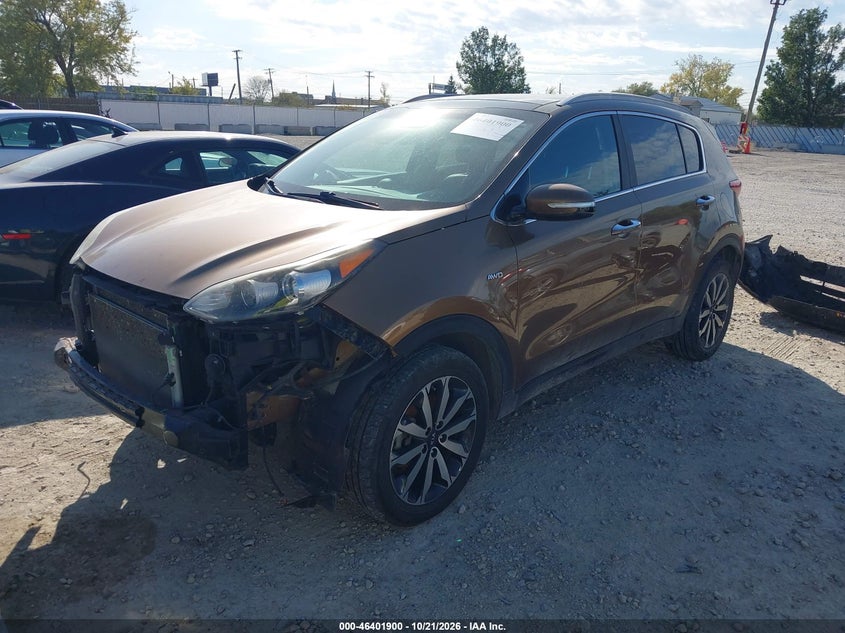 Vin: kndpncac6h7069336, lot: 46902258, kia sportage ex 20172