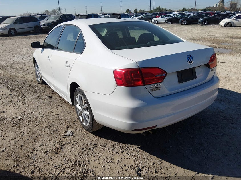 Vin: 3vwdx7aj4bm305589, lot: 46902279, volkswagen jetta 2.5l se 20113