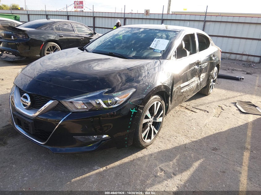 2017 Nissan Maxima 3.5 Sv, Left Side, IAAI, VIN 1N4AA6AP5HC399813 — photo 2