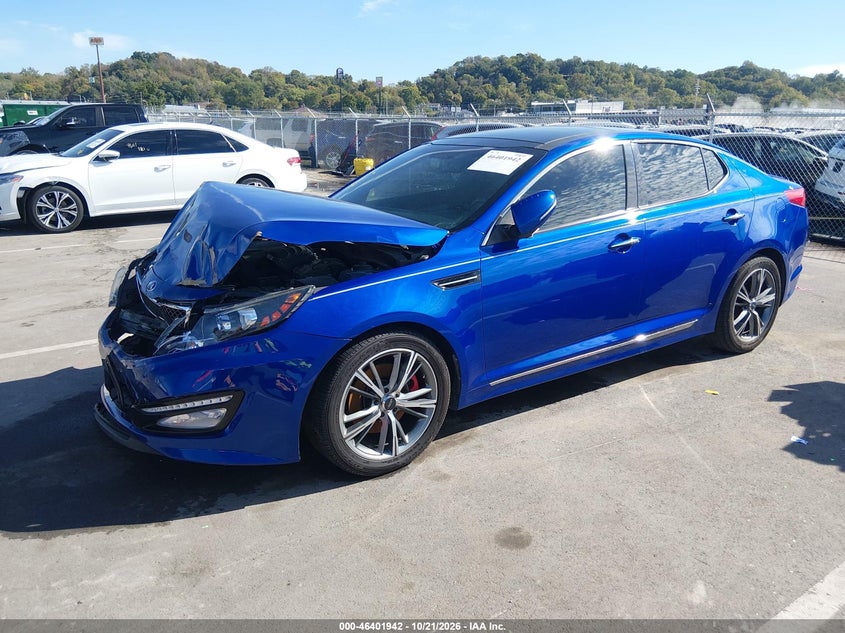 2013 Kia Optima Sx, Front End, IAAI, VIN 5XXGR4A67DG134474 — photo 2