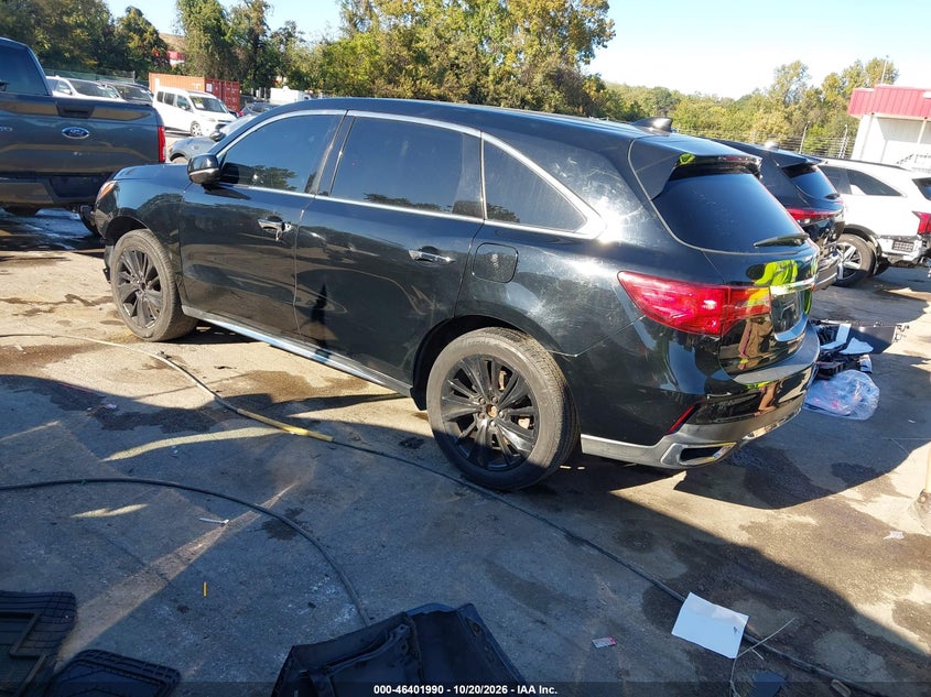 Vin: 5fryd4h79hb032473, lot: 46902348, acura mdx technology   entertainment pkgs 20173