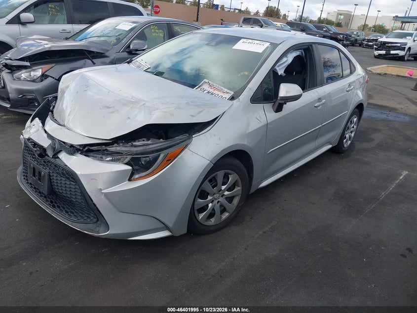 Vin: 5yfepmae7mp216295, lot: 46902353, toyota corolla le 20212