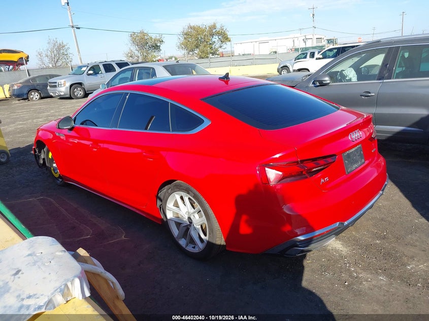 Vin: waufacf58ra027723, lot: 46902398, audi a5 sportback premium plus 45 tfsi quattro s tronic 20243