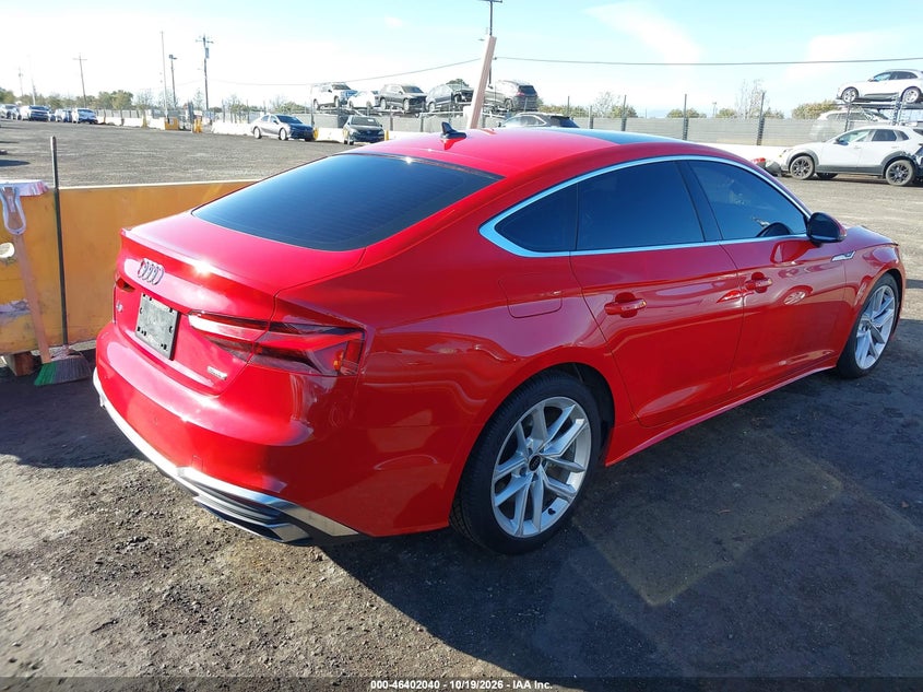 Vin: waufacf58ra027723, lot: 46902398, audi a5 sportback premium plus 45 tfsi quattro s tronic 20244