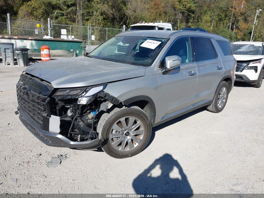 2025 Hyundai Palisade Sel, Front End, IAAI, VIN KM8R24GE4SU950606 — photo 2