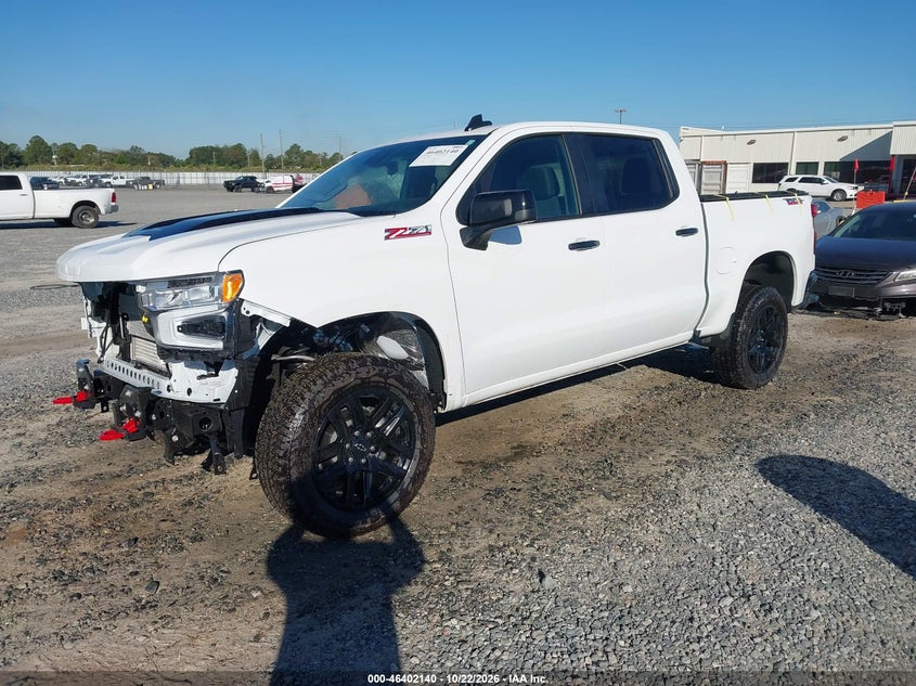 2026 Chevrolet Silverado 1500 4Wd Short Bed Lt Trail Boss, Неизвестно, IAAI, VIN 3GCUKFED3TG423410 — фото 2