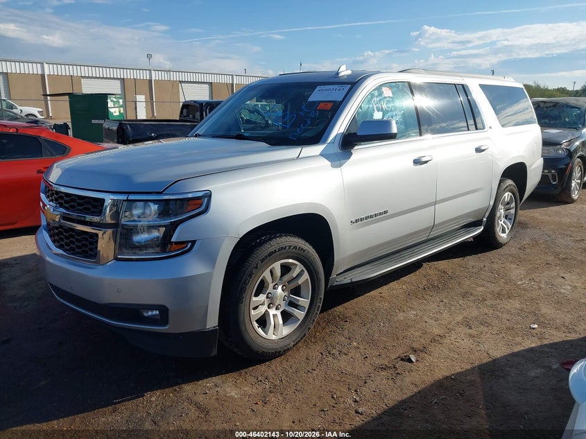 2017 Chevrolet Suburban Lt, Rear, IAAI, VIN 1GNSCHKC3HR258680 — photo 2