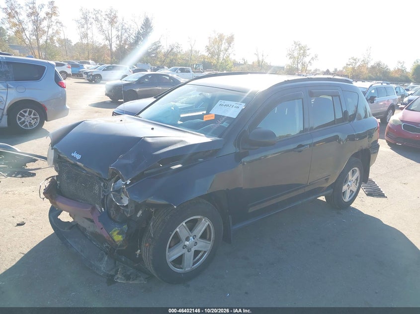 Vin: 1j4nf4fb8ad512923, lot: 46902504, jeep compass sport 20102