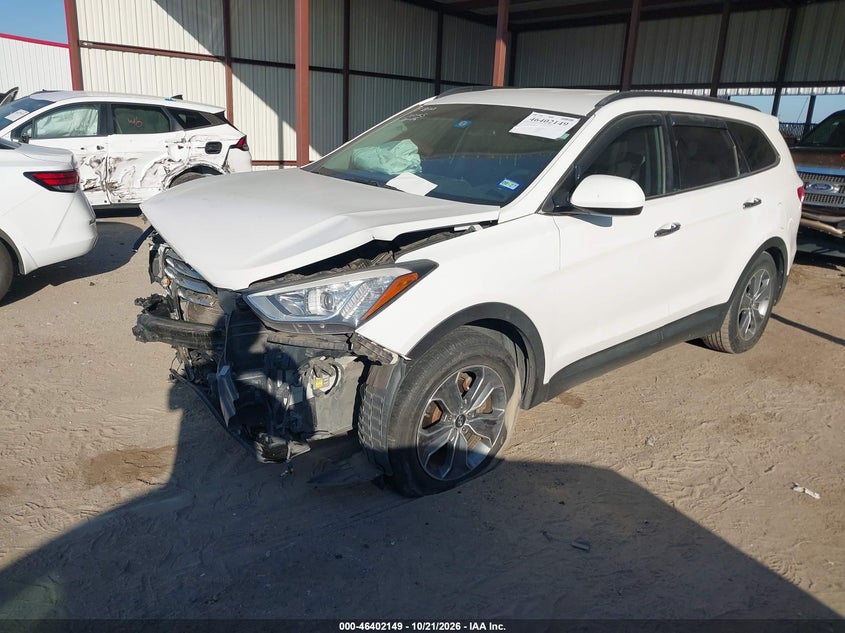 Vin: km8sm4hf1gu151747, lot: 46902507, hyundai santa fe se 20162