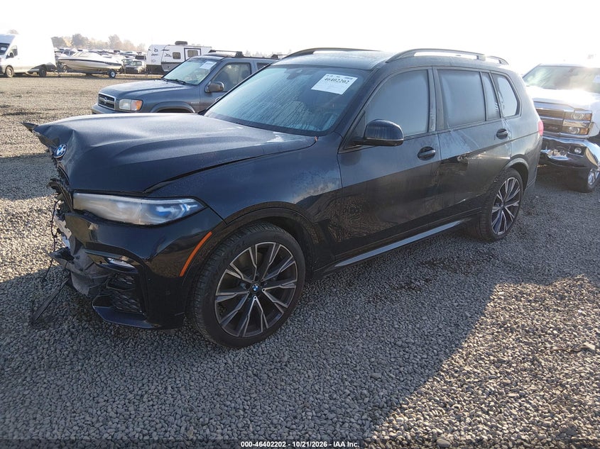 Vin: 5uxcx6c08n9l08753, lot: 46902560, bmw x7 m50i 20222
