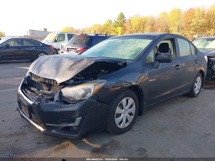 2015 Subaru Impreza 2.0I, Удар спереди, IAAI, VIN JF1GJAA67FH021349 — фото 2