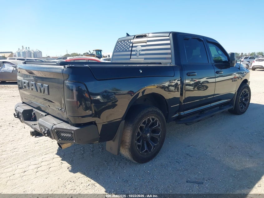Vin: 1c6rr7mt9hs851019, lot: 46902583, ram 1500 night  4x4 5'7 box 20174