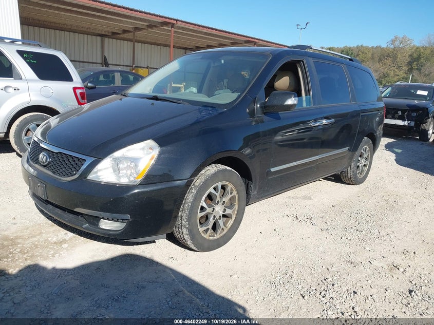 2014 Kia Sedona Ex, Normal Wear & Tear, IAAI, VIN KNDMH4C71E6552783 — photo 2