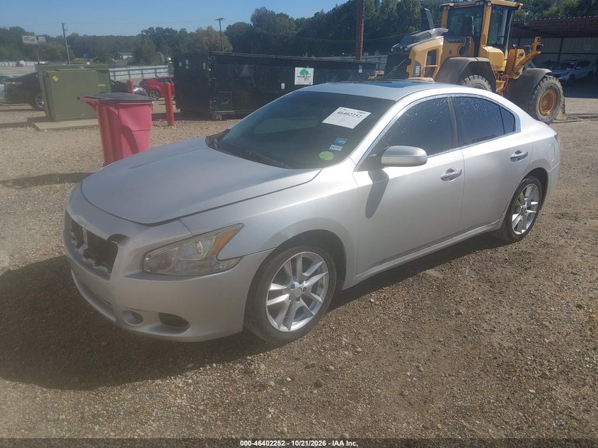 2012 Nissan Maxima 3.5 S, Удар спереди, IAAI, VIN 1N4AA5AP5CC839998 — фото 2