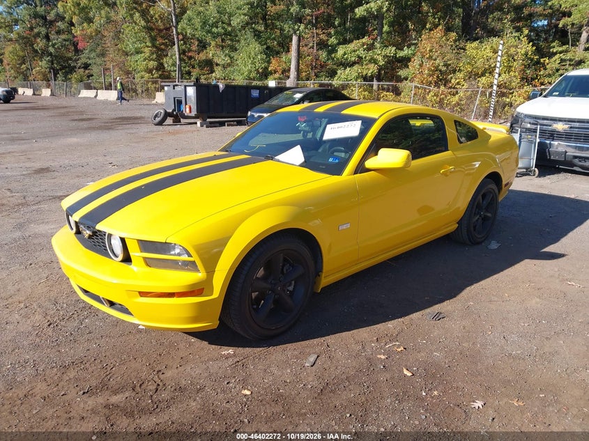 2006 Ford Mustang Gt, Обычный износ, IAAI, VIN 1ZVFT82H665143594 — фото 2