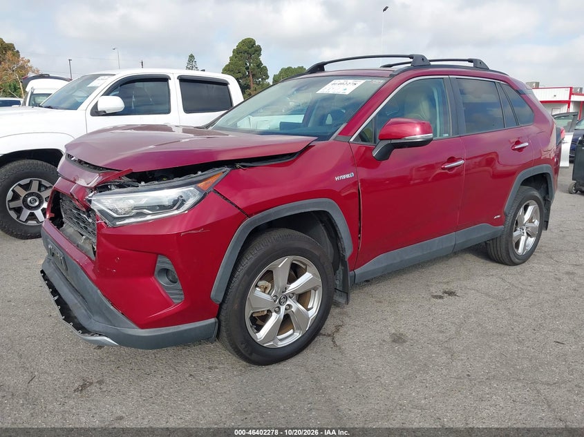 Vin: 4t3d6rfv6lu005923, lot: 46902637, toyota rav4 hybrid limited 20202