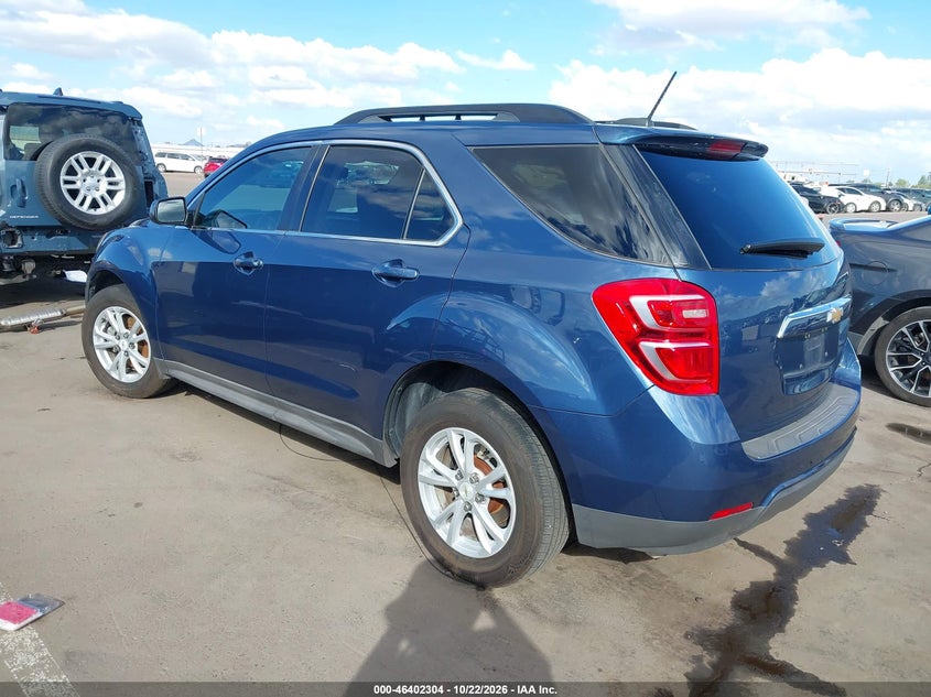 Vin: 2gnalcek4g6223738, lot: 46902662, chevrolet equinox lt 20163