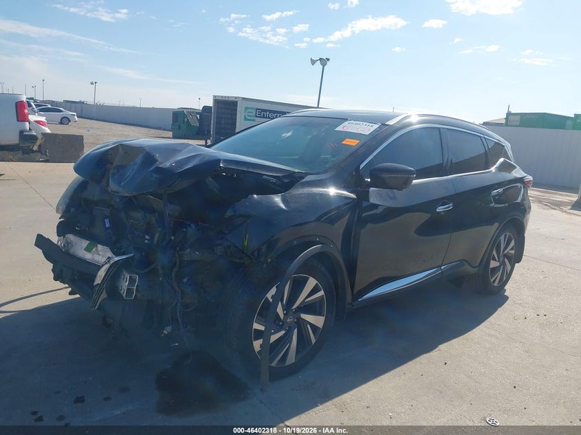 2017 Nissan Murano Platinum, Front End, IAAI, VIN 5N1AZ2MG8HN111628 — photo 2