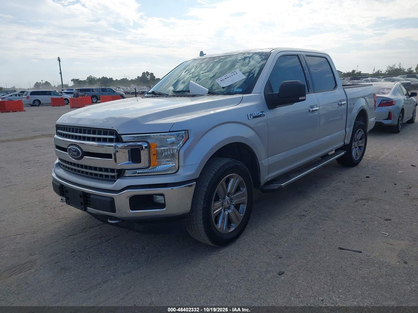 2018 Ford F-150 Xlt, Rear, IAAI, VIN 1FTEW1E59JKF71183 — photo 2