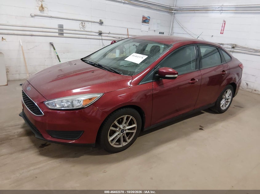 2017 Ford Focus Se, Обычный износ, IAAI, VIN 1FADP3F29HL318500 — фото 2