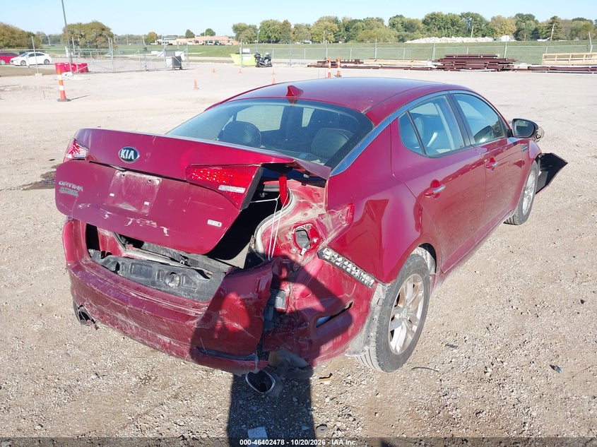 Vin: 5xxgm4a79dg126318, lot: 46902836, kia optima lx 20134