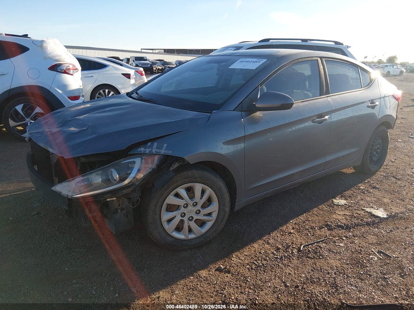 2018 Hyundai Elantra Se, Unknown, IAAI, VIN 5NPD74LF6JH392748 — photo 2