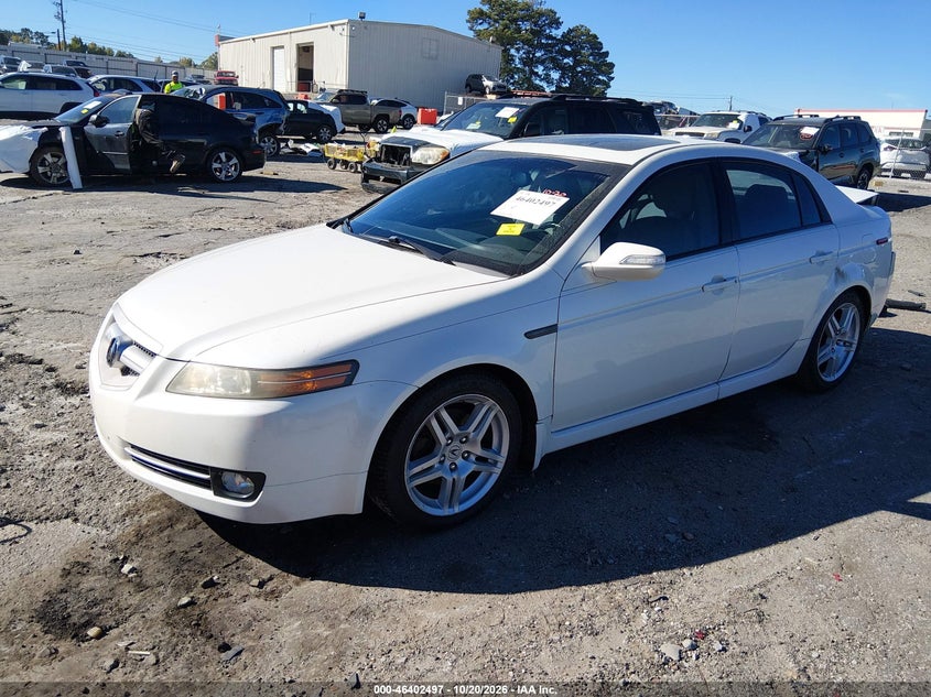 2007 Acura Tl 3.2, Rear, IAAI, VIN 19UUA66237A040332 — photo 2
