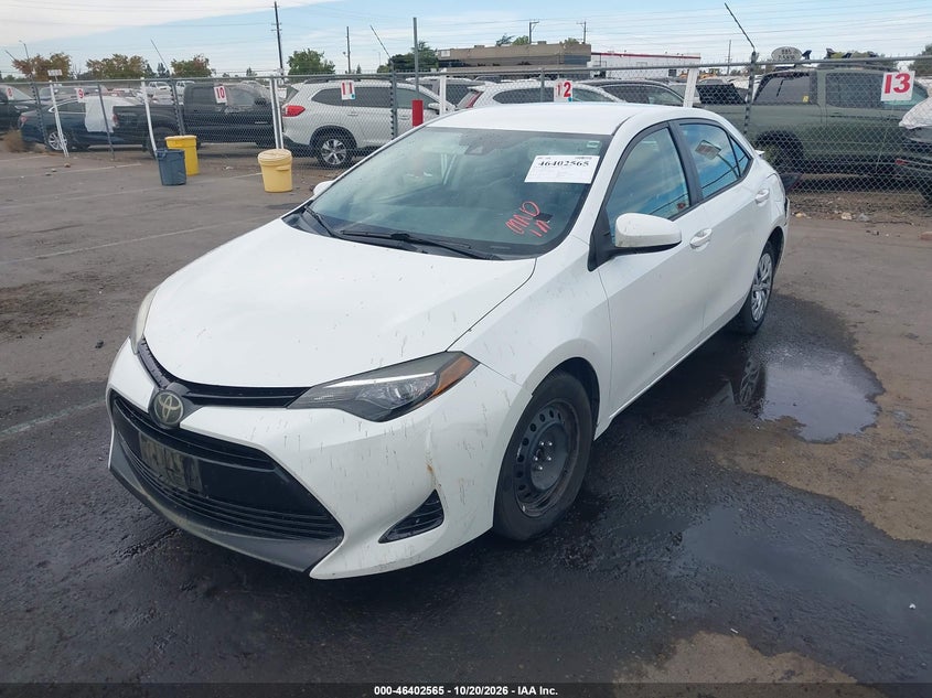 2017 Toyota Corolla Le, Unknown, IAAI, VIN 5YFBURHE1HP575257 — photo 2