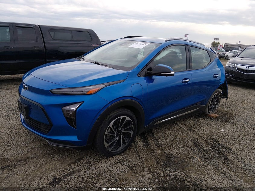 2022 Chevrolet Bolt Euv Fwd Premier, Rear, IAAI, VIN 1G1FZ6S09N4112269 — photo 2