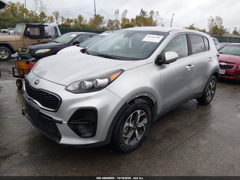 2020 Kia Sportage Lx, Theft Recovery, IAAI, VIN KNDPM3AC9L7646033 — photo 2