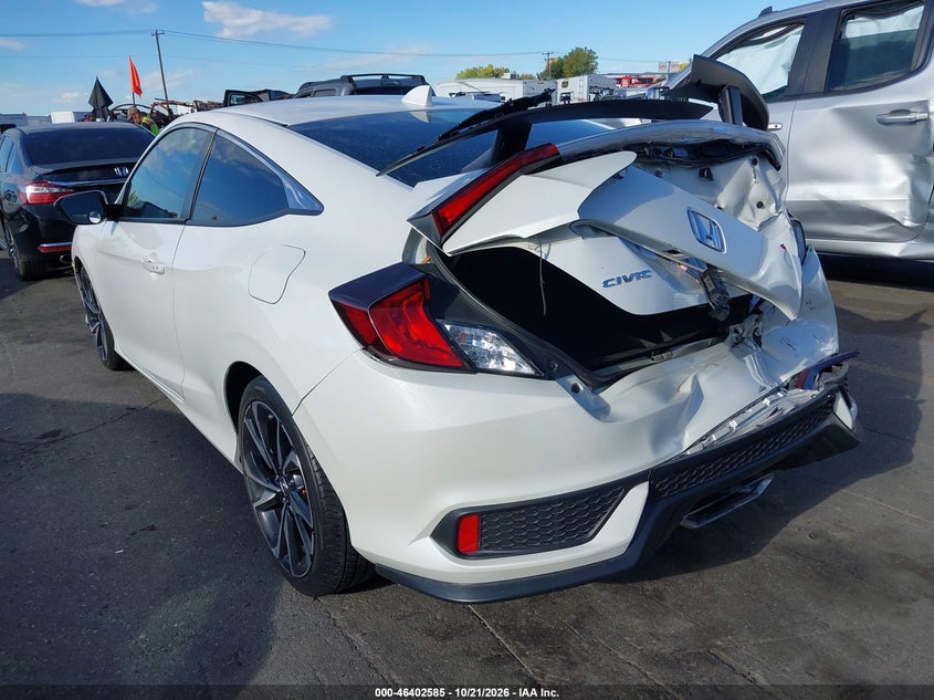 Vin: 2hgfc3a52jh756148, lot: 46902943, honda civic si 20183