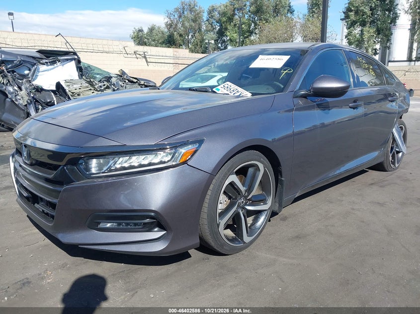2018 Honda Accord Sport, Левый зад, IAAI, VIN 1HGCV1F30JA263964 — фото 2