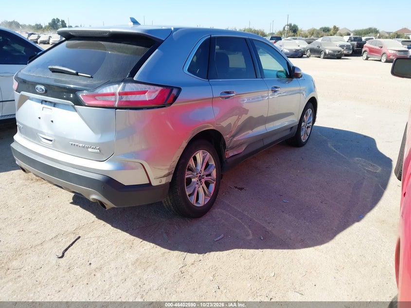 Vin: 2fmpk3k99lba72528, lot: 46902948, ford edge titanium 20204