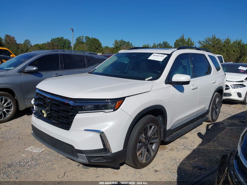 Vin: 5fnyg1h84sb057644, lot: 46902953, honda pilot elite 20252