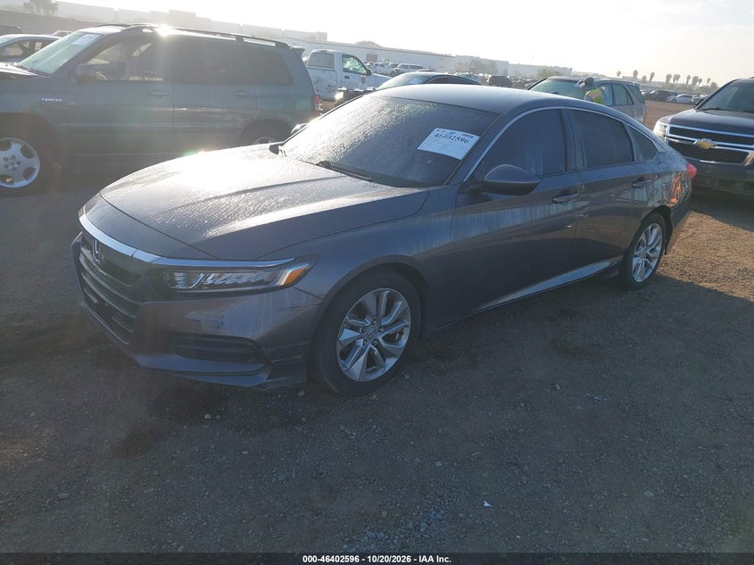 2020 Honda Accord Lx, None, IAAI, VIN 1HGCV1F1XLA099155 — photo 2