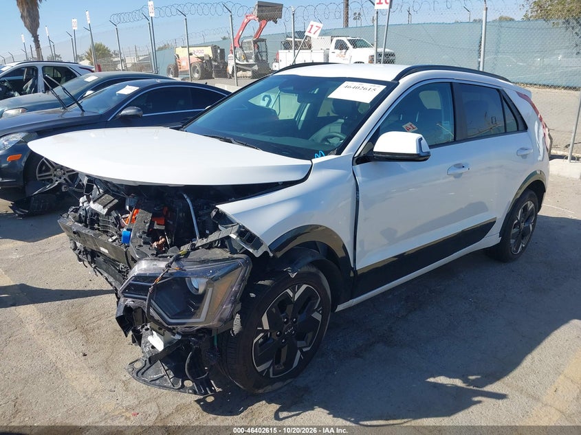 Vin: kndcr3l14s5136517, lot: 46902973, kia niro ev wind 20252