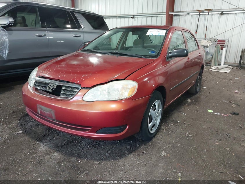 2006 Toyota Corolla Ce, Повреждение двигателя, IAAI, VIN 2T1BR32E76C638172 — фото 2