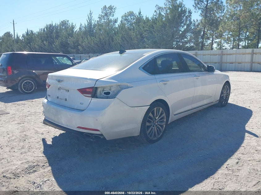 Vin: kmhgn4jf3hu173330, lot: 46903014, genesis g80 5.0 ultimate 20174