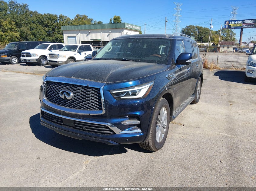 2019 Infiniti Qx80 Luxe, Front End, IAAI, VIN JN8AZ2NE4K9235658 — photo 2