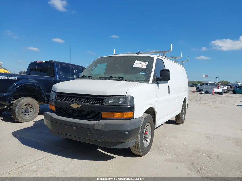 Vin: 1gcwgaf71m1163921, lot: 46903069, chevrolet express cargo rwd 2500 regular wheelbase wt 20212