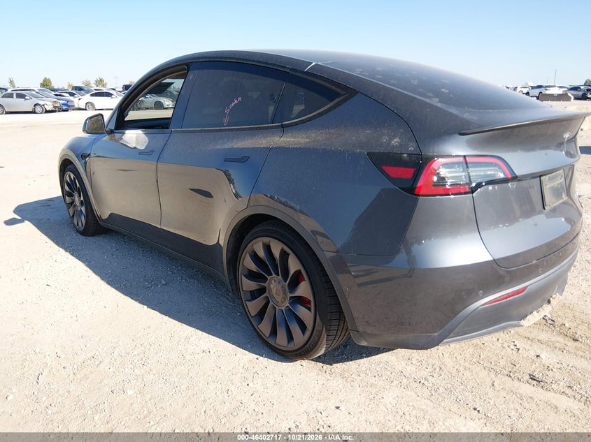 Vin: 7saygdef9nf540915, lot: 46903075, tesla model y performance dual motor all-wheel drive 20223