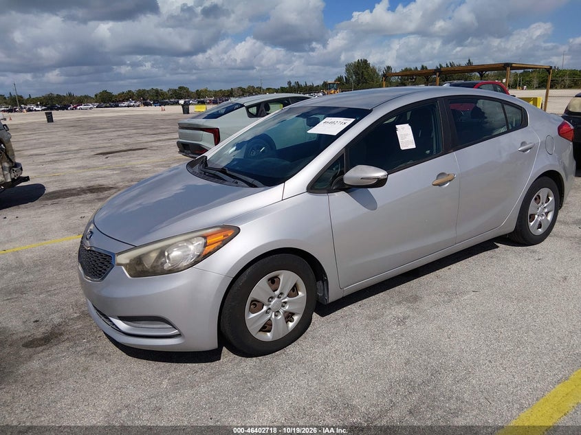 2015 Kia Forte Lx, Звичайний знос, IAAI, VIN KNAFX4A60F5328639 — фото 2