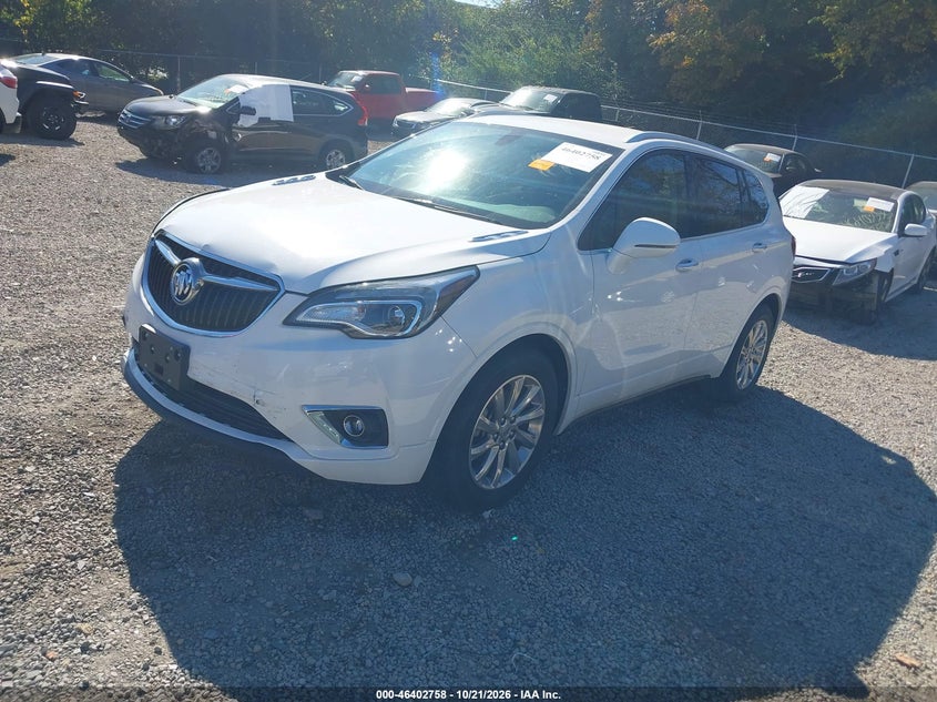 Vin: lrbfxcsa3kd092633, lot: 46903116, buick envision fwd essence 20192