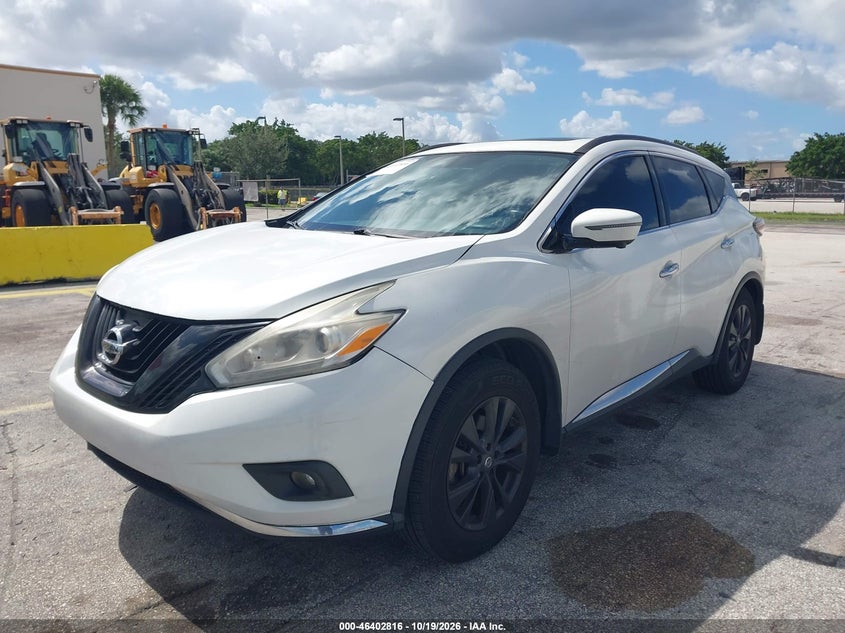 2017 Nissan Murano Sv, Неизвестно, IAAI, VIN 5N1AZ2MG2HN156113 — фото 2