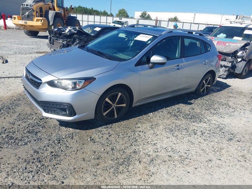 Vin: 4s3gtad66m3709420, lot: 46903200, subaru impreza premium 5-door 20212