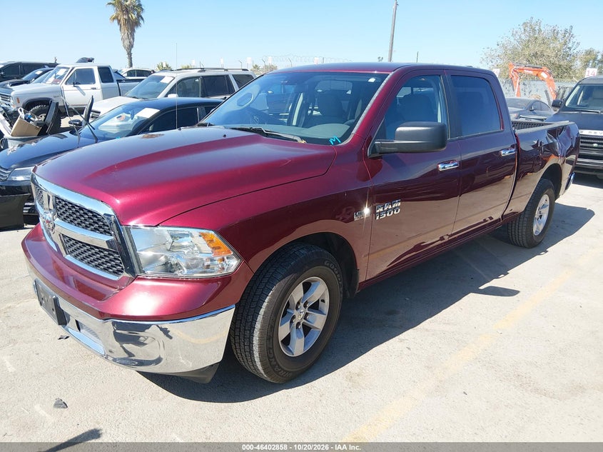 Vin: 1c6rr6tt3hs804306, lot: 46903216, ram 1500 slt  4x2 6'4 box 20172